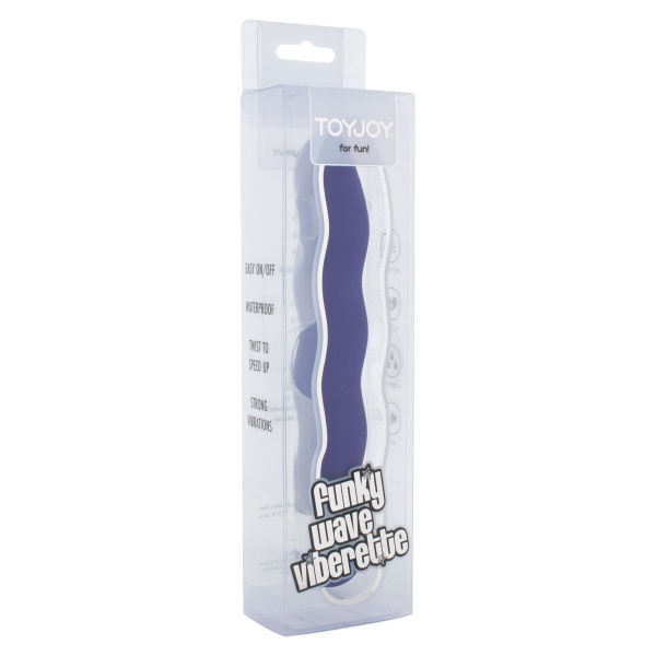 Vibratore divertente Funky Wave Purple