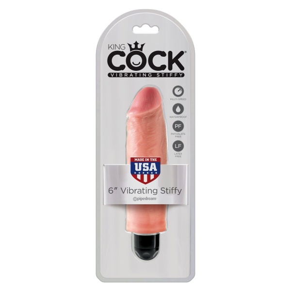 King Cock 6 pollici Vibrating Stiffy