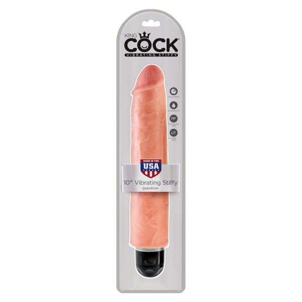 King Cock 10 pollici Vibrating Stiffy